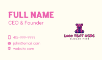 Teddy Bear Stuffed Toy Business Card