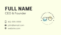 Beach Fashion Sunglass Business Card Design