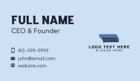 Blue Speech Bubble Business Card