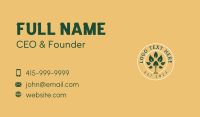 Gardening Shovel Leaf Business Card