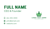 Green Crown Business Card example 4