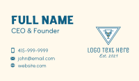Triangle Bar Sign Business Card