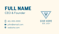 Triangle Bar Sign Business Card