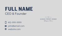 Bakery Business Card example 1