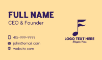 Music Label Business Card example 3