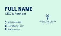 Modern Blue Medal  Business Card