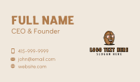 Coffee Bean Sunglasses Cafe Business Card