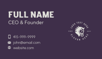 Equestrian Business Card example 3