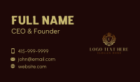 Royal Crest Crown Business Card