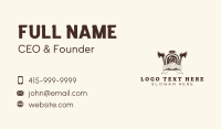 Hand Planer Business Card example 1