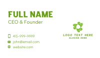 Recycle Herbal Leaves Business Card Design