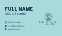 Blue Nautical Lighthouse Tower Business Card