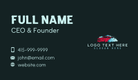 Car Wash Garage Business Card