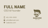 Mustache Business Card example 2