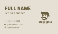 Old Mustache Man  Business Card