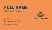 Construction Builder Emblem  Business Card