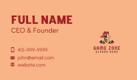 Gaming Knight Warrior Business Card Image Preview