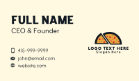 Pizza Slice Snack Business Card