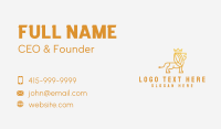 Golden Crown Lion Business Card