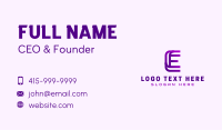 Management Business Card example 1
