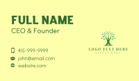 Human Nature Tree Business Card Design