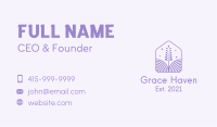 Lavender Field House Business Card