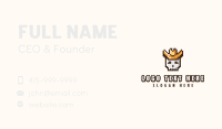 Pixelated Cowboy Skull Business Card