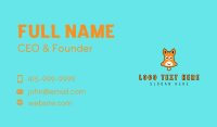 Cute Bell Hamster Business Card Design