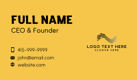 Fast Racing Flag Business Card Design