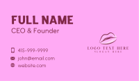 Lipstick Business Card example 1