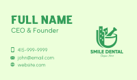 Green Building Pharmacy Business Card