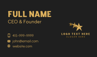 Gold Stars Entertainment Business Card Design