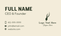 Green Leaf Oil  Business Card Design