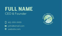 Power Washing  Cleaning Emblem Business Card