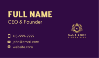 Luxury Royalty Shield  Business Card