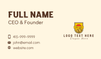 Egyptian Pyramid Badge Business Card Design