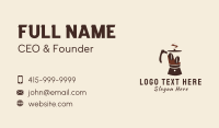 Coffee Mixer Cafe Business Card