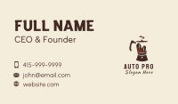 Coffee Mixer Cafe Business Card