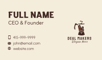 Coffee Mixer Cafe Business Card Image Preview