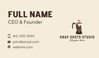 Coffee Mixer Cafe Business Card