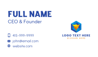 3D Startup Software Business Card