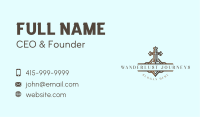 Christian Chapel Cross Business Card