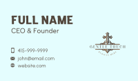 Christian Chapel Cross Business Card Image Preview