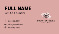 Beauty Eyelashes Salon Business Card