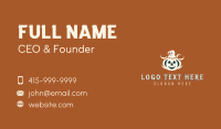 Evil Pumpkin Halloween Business Card