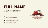 Soccer Shield League Business Card