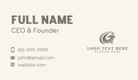 Barbershop Business Card example 3