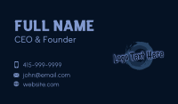 Cool Playful Brush Wordmark Business Card Design