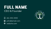 Nature Tree Wellness Meditation Business Card