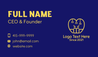 Golden Food Cafe Business Card